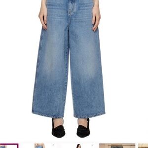 KHAITE Blue Ankle & Cropped Jeans